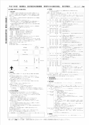 平成15年 復元問題